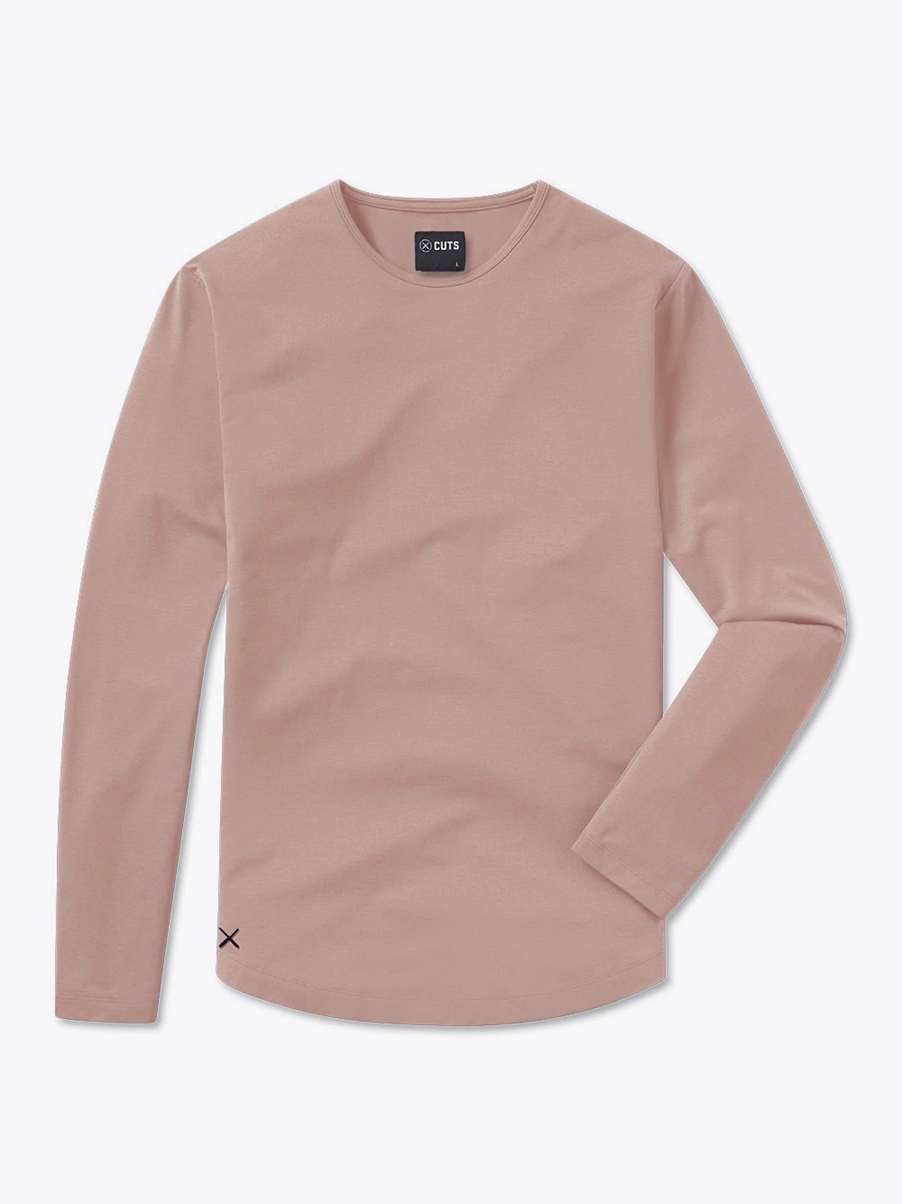 AO Long Sleeve Curve-Hem Tee | Mountain Mist Signature-fit PYCA Pro®