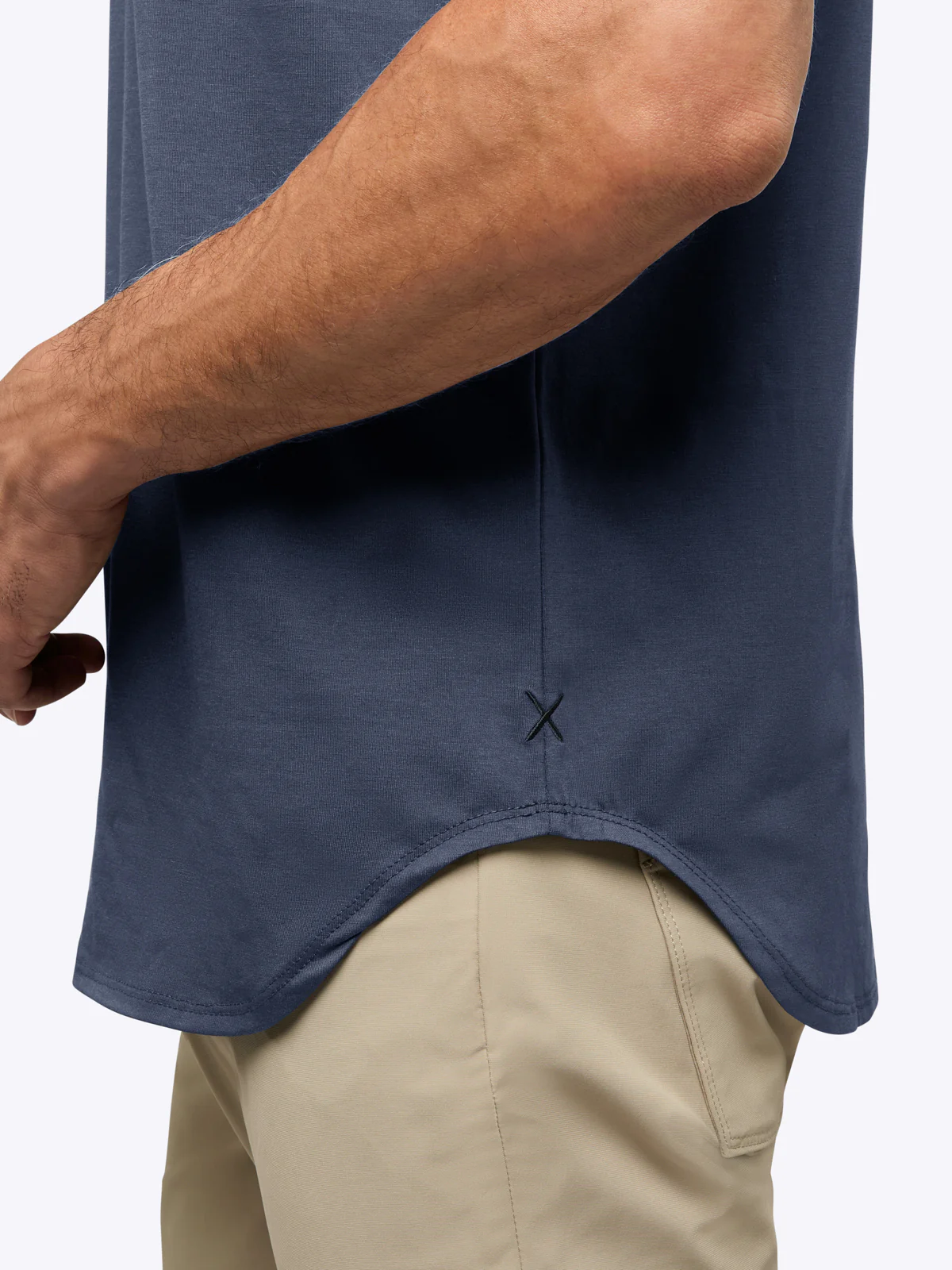 AO Elongated Tee | Pacific Blue Signature-fit PYCA Pro® - Image 5