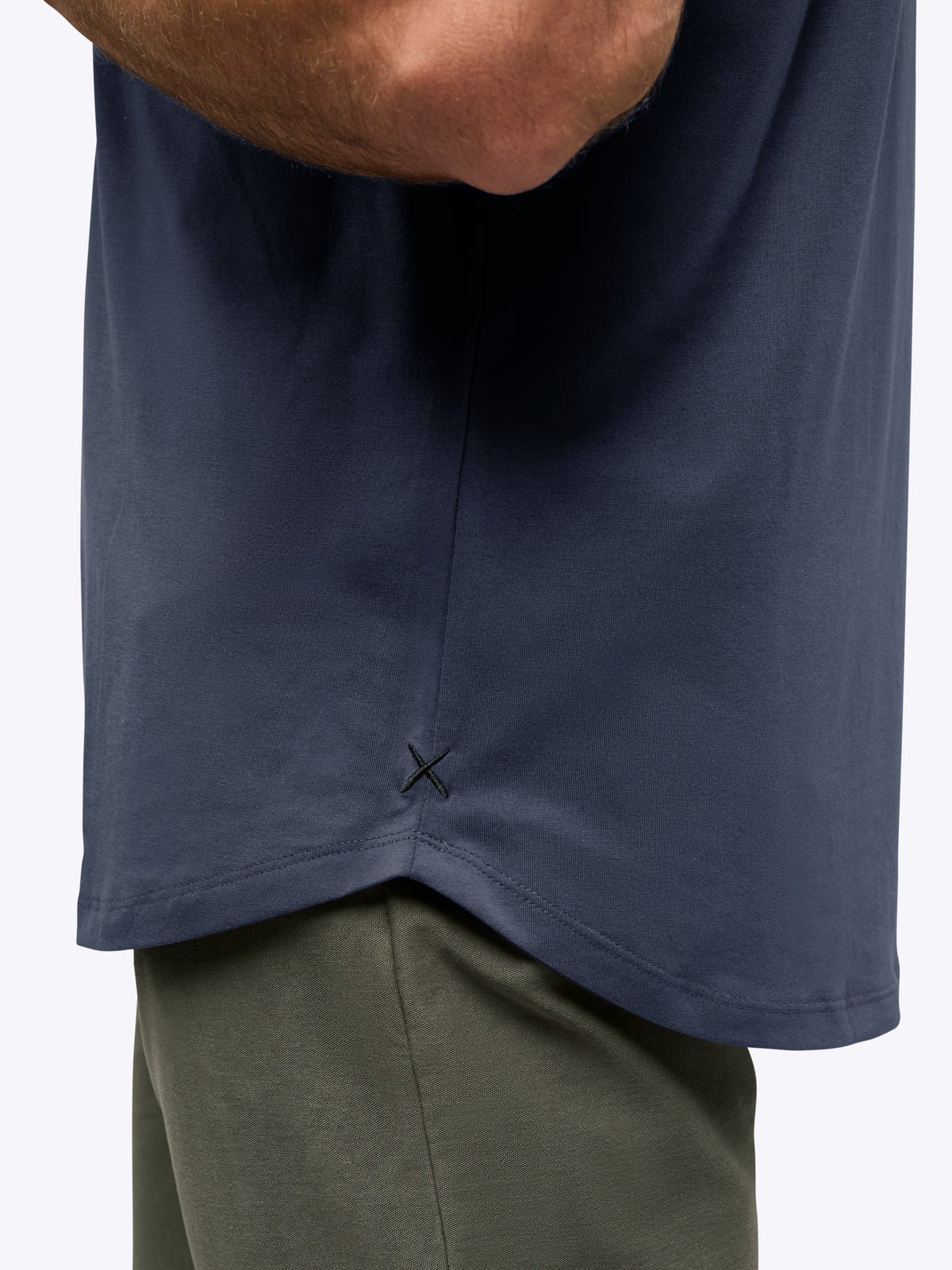 AO Henley Curve-Hem | Pacific Blue Signature-fit PYCA Pro® - Image 5