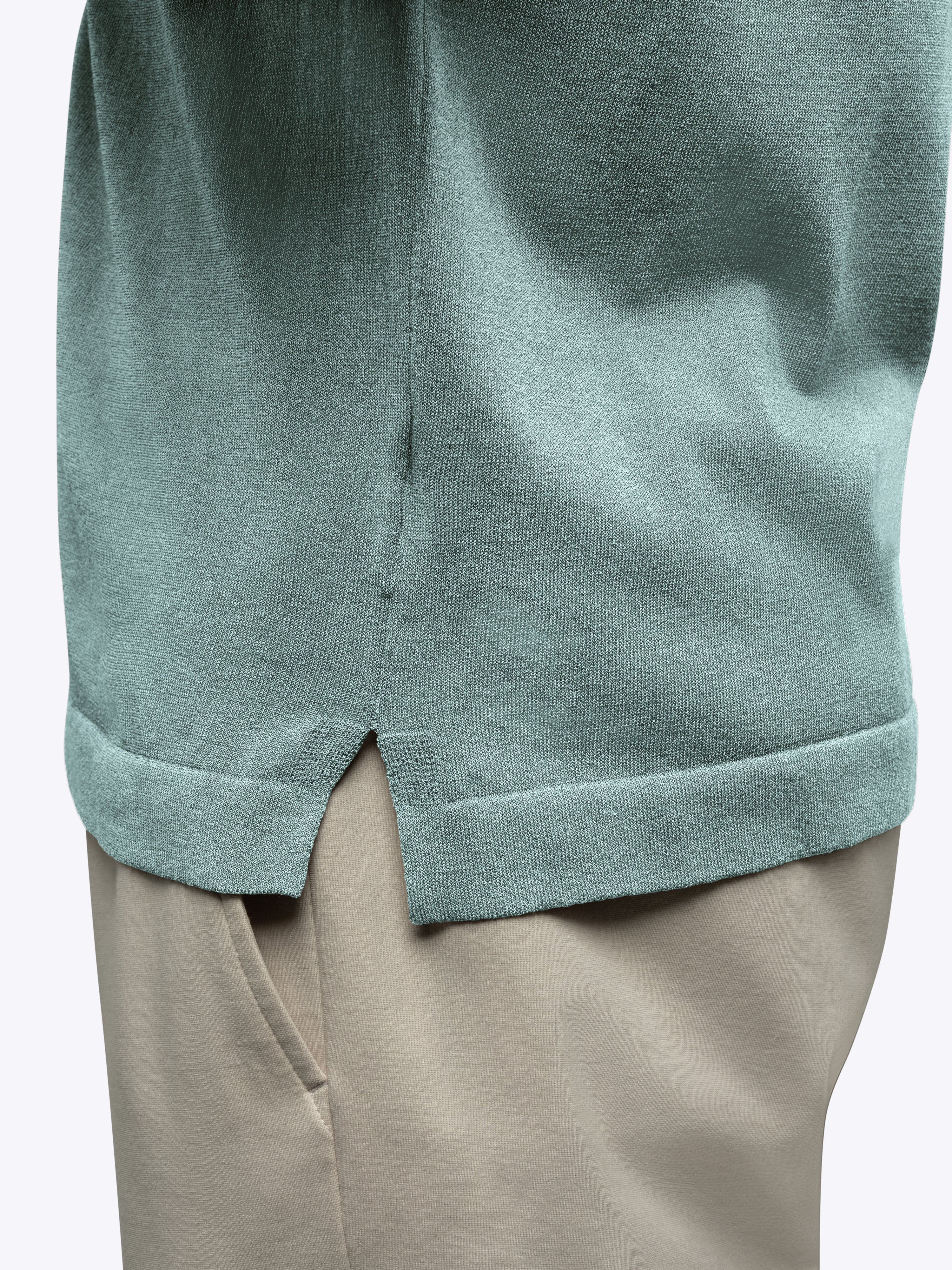 Riviera Knit Button Up | Stormy Sea Signature-Fit - Image 6