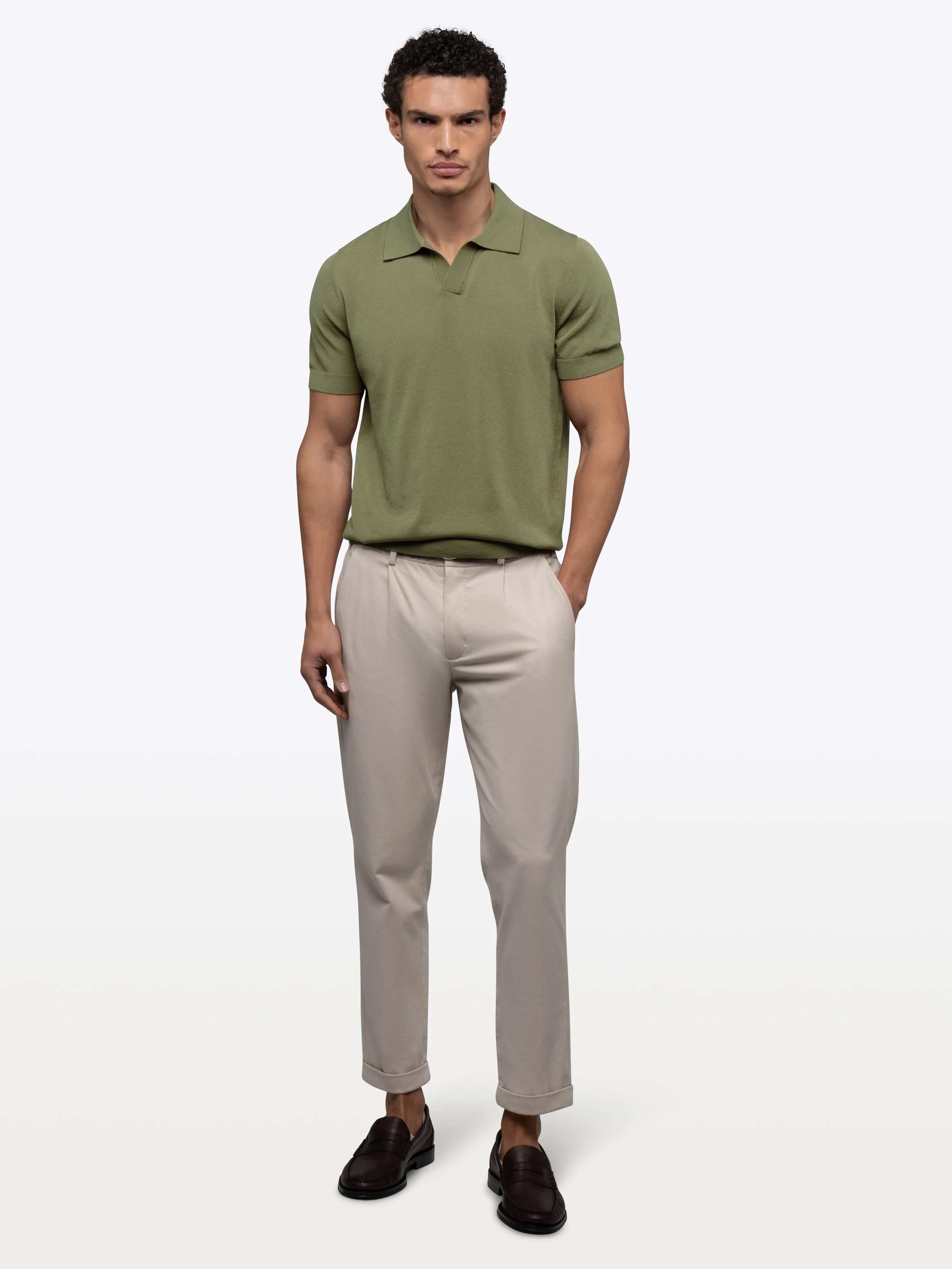 Riviera Knit Polo | Capers Signature-Fit - Image 4