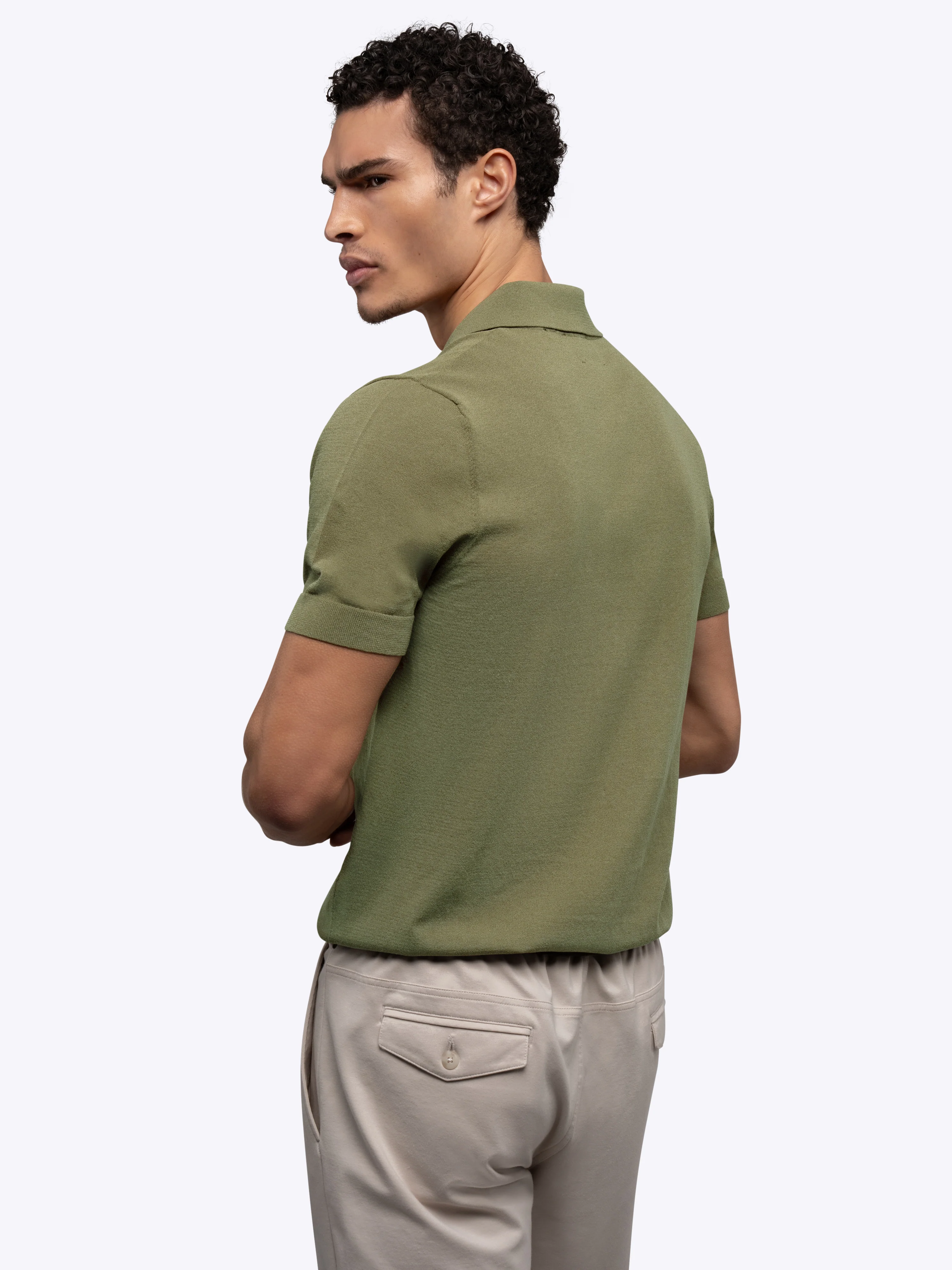 Riviera Knit Polo | Capers Signature-Fit - Image 5