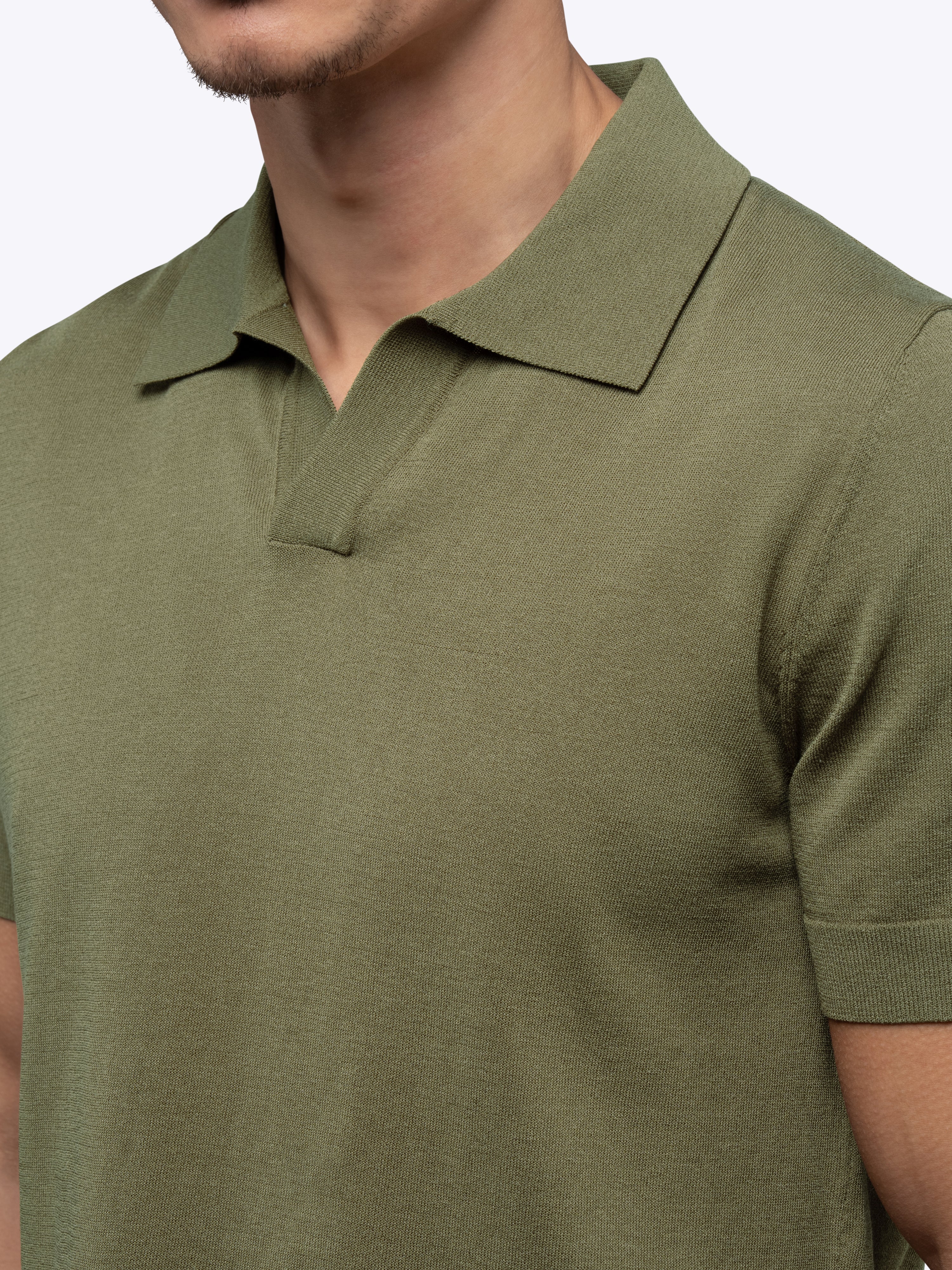 Riviera Knit Polo | Capers Signature-Fit - Image 6