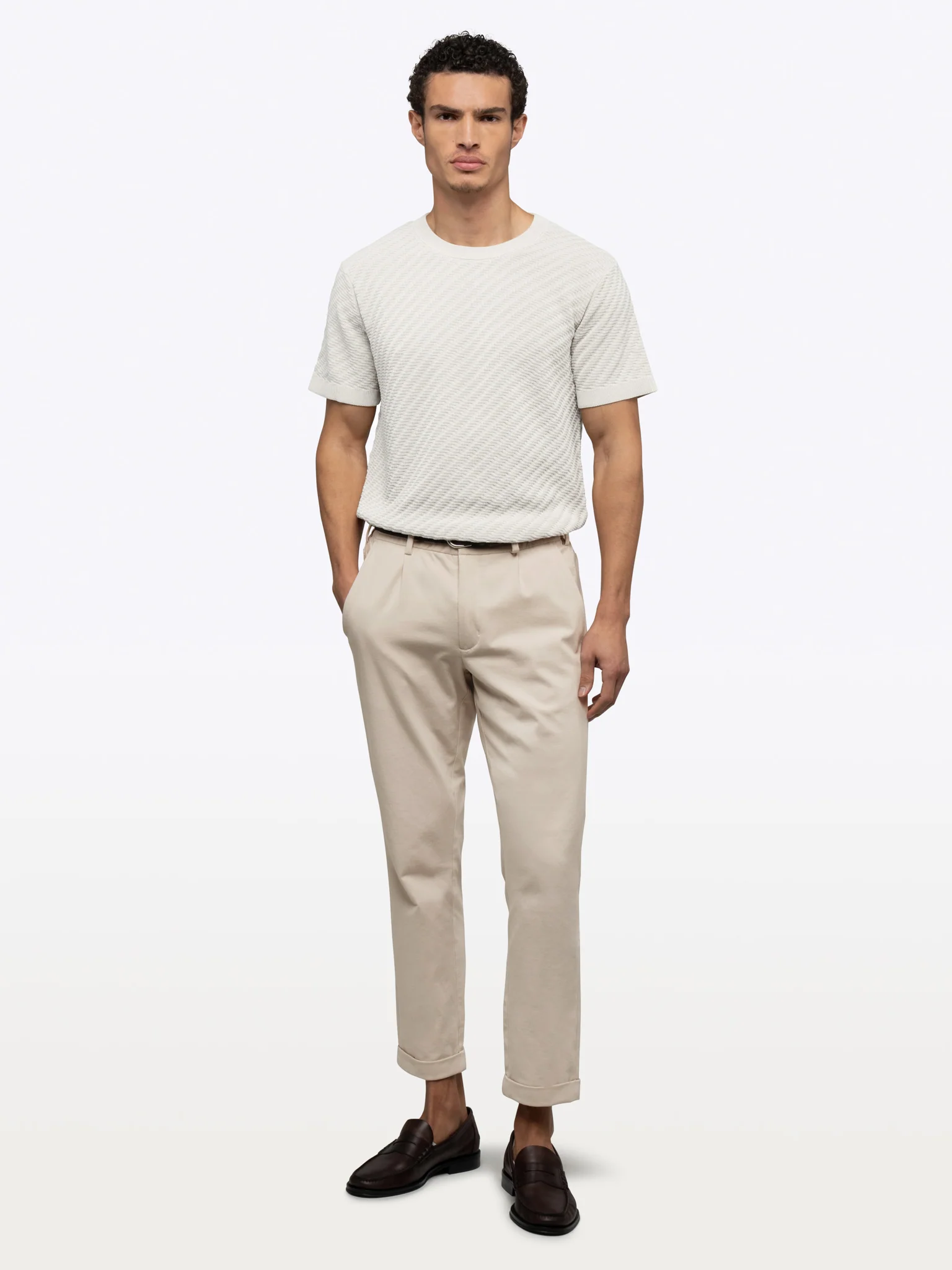 Riviera Knit Textured Tee | Nimbus Signature-Fit - Image 4