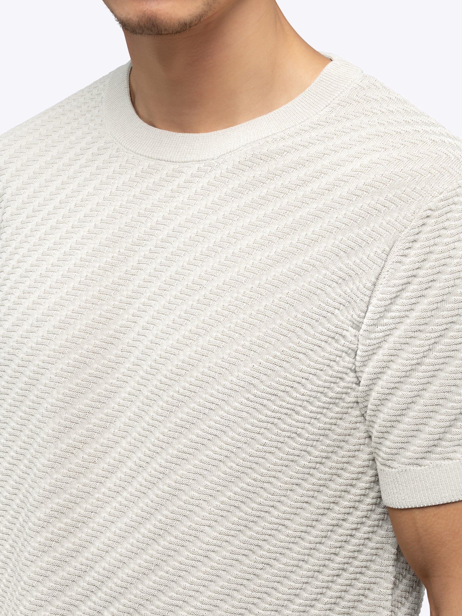 Riviera Knit Textured Tee | Nimbus Signature-Fit - Image 5