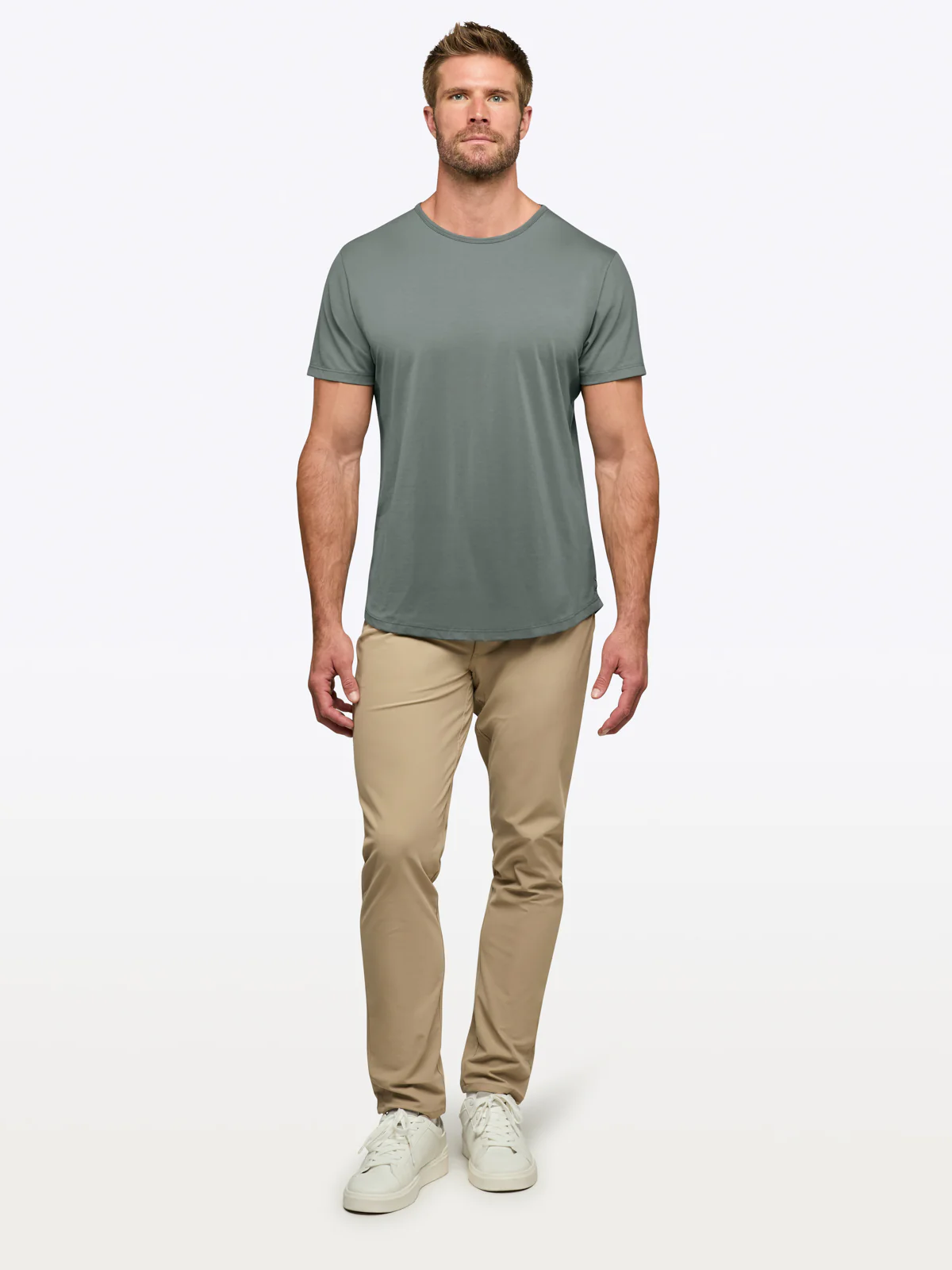 AO Curve-Hem Tee | Sage Signature-fit PYCA Pro® - Image 3