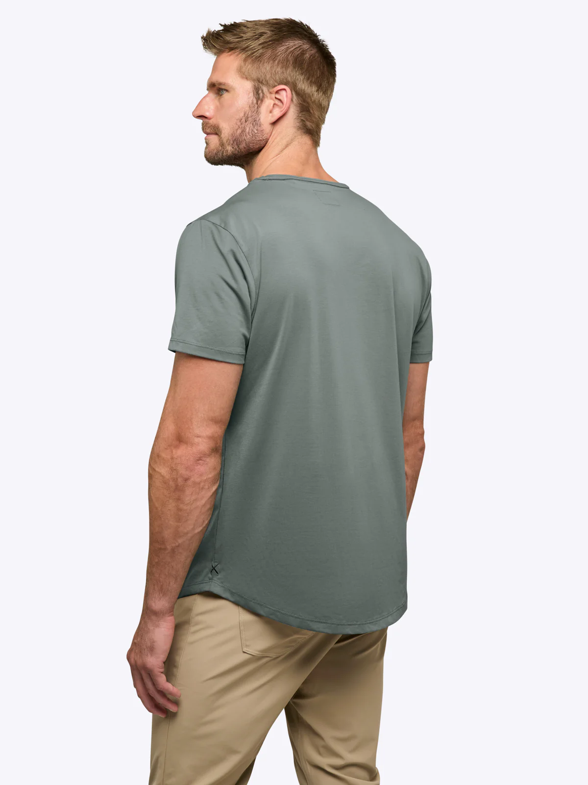 AO Curve-Hem Tee | Sage Signature-fit PYCA Pro® - Image 4