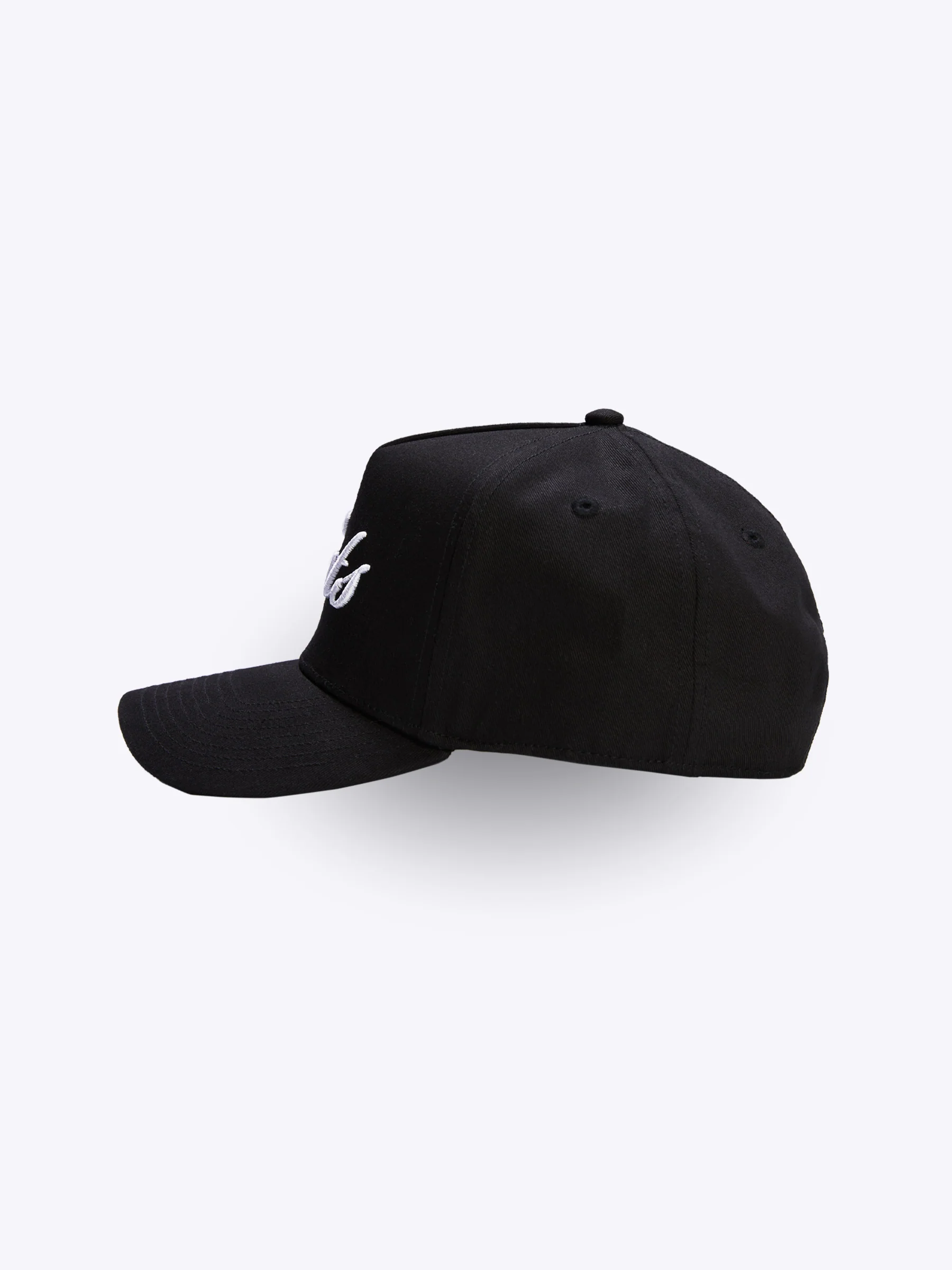 Script A-Frame Hat | Black w/ White - Image 3
