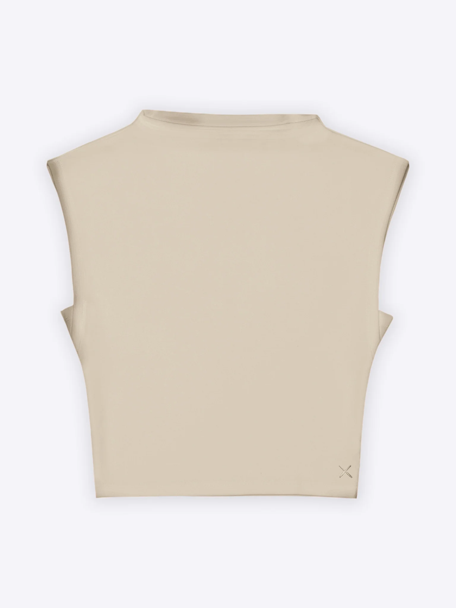 Sleeveless Tomboy Tee | Sand Dune Slim-Fit Tomboy-Cotton™ - Image 7