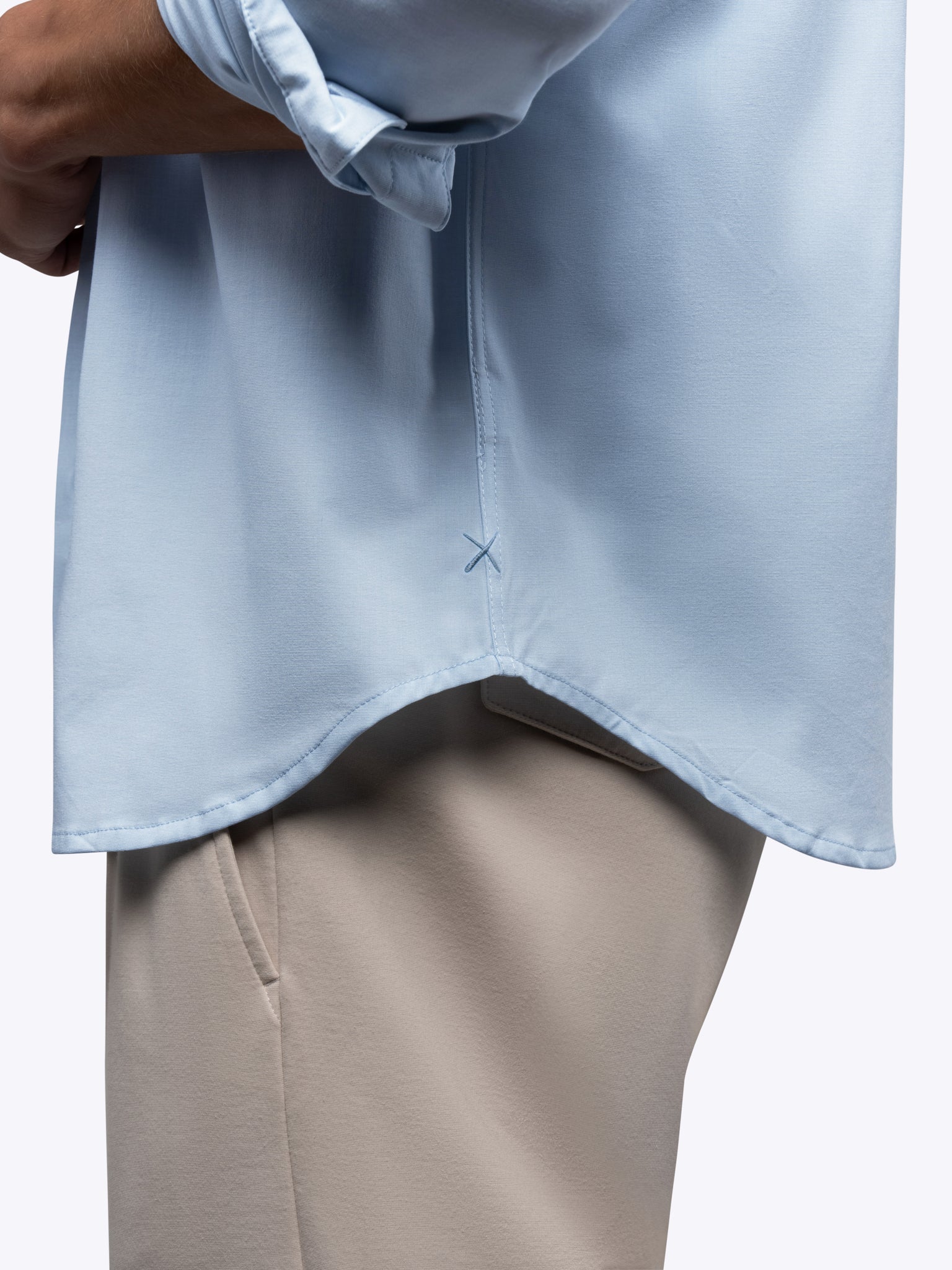 Soho Long Sleeve Button Up | Oxford Blue Signature-Fit - Image 5
