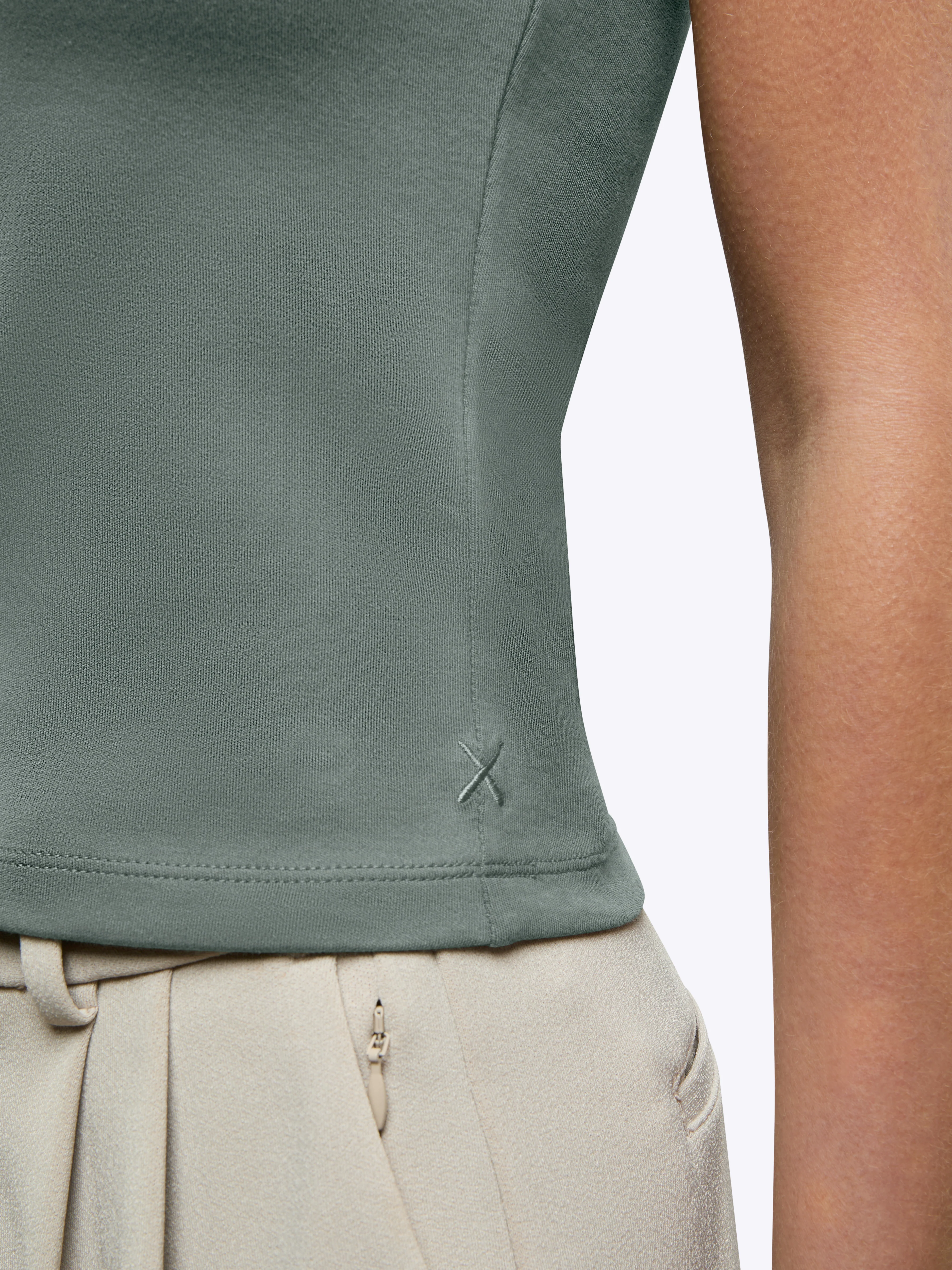 Tomboy Tee | Sage Slim-fit Tomboy-Cotton™ - Image 6