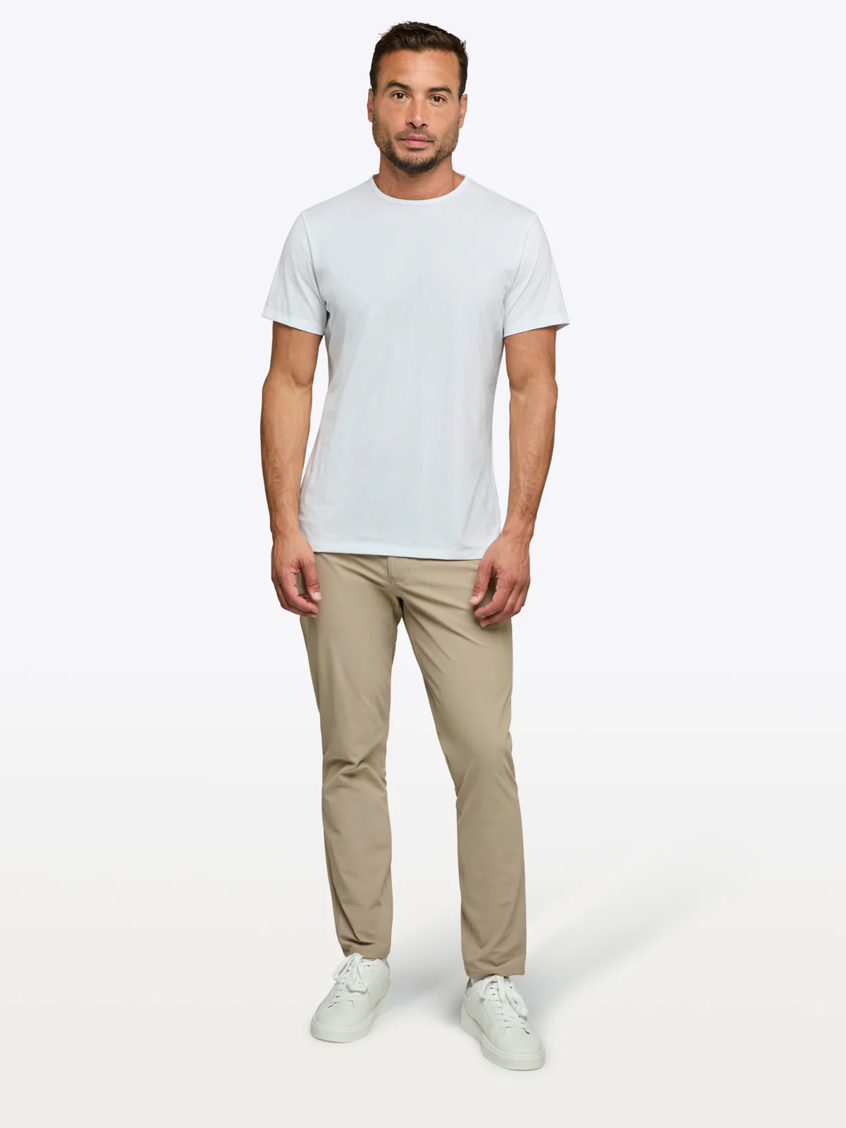 AO Split-Hem Tee | White Signature-fit PYCA Pro® - Image 3